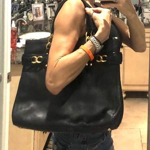 Juicy Couture black leather bag